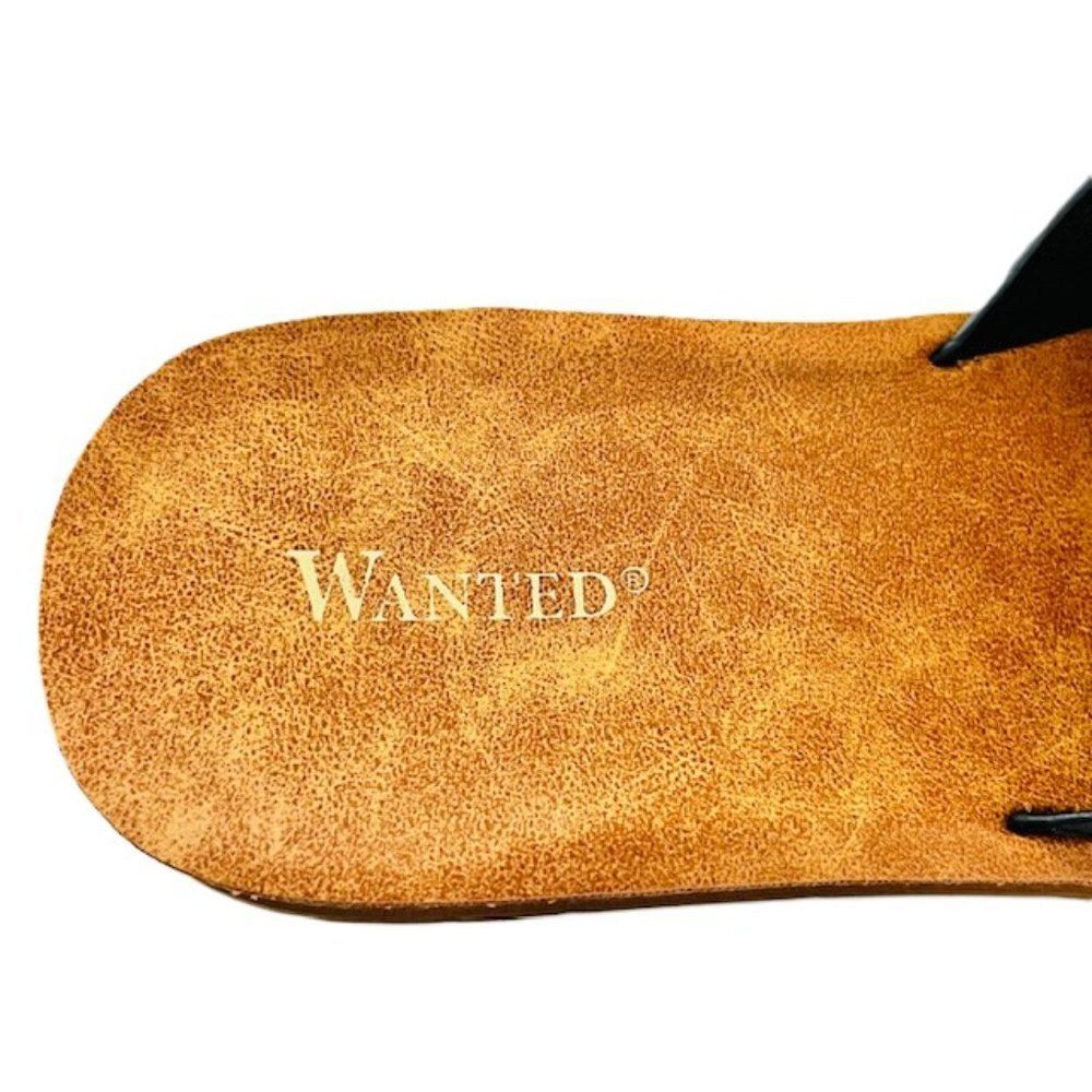 Wanted Holland Black Woven Sandals Slides Womens Size 7M - Picture 4 of 7